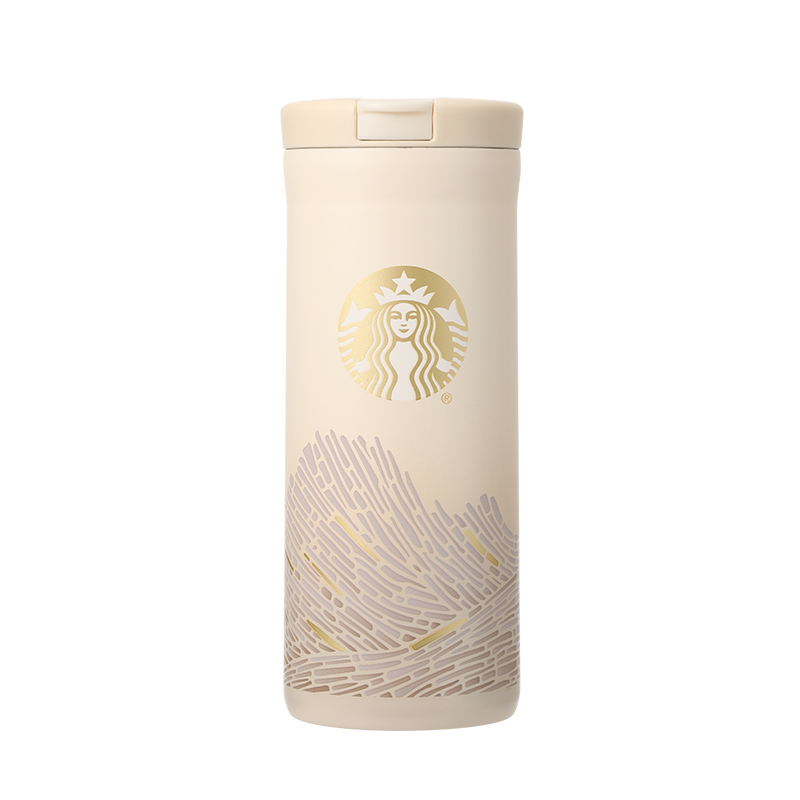 星巴克（Starbucks） 11168756 355ml 优雅韵律款保温杯 杏白色（单位：个）