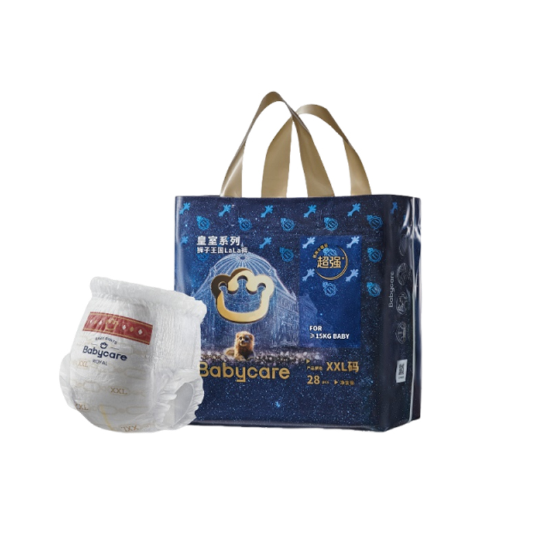babycare BC2009011 XXL码-28片/包 皇室狮子王国拉拉裤 蓝色（单位：包）