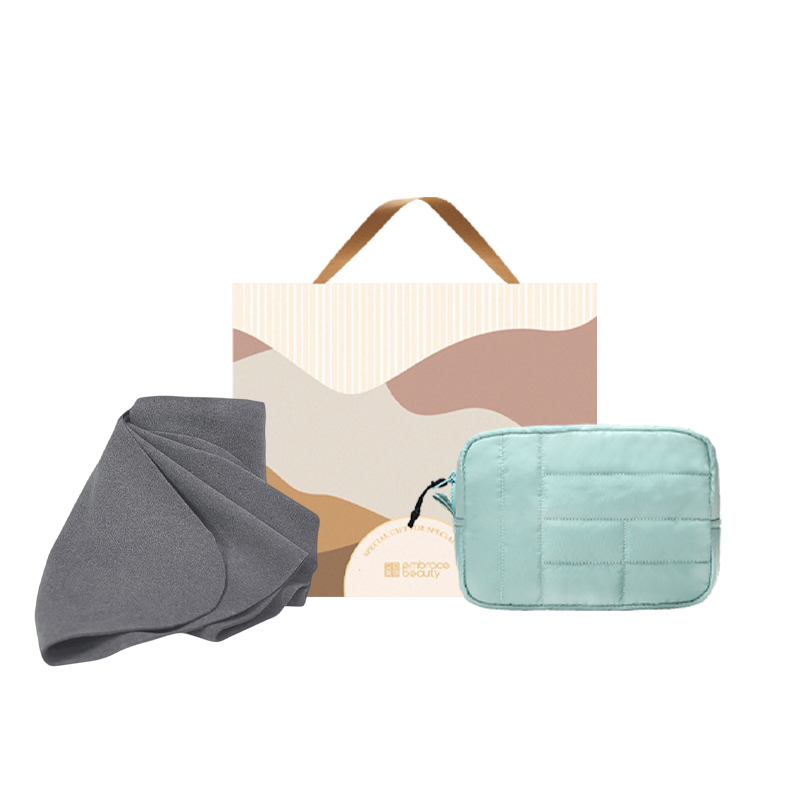 又见美物 EB2025W04 收纳包+披肩毯 毯然自若礼盒套装 混色（单位：套）