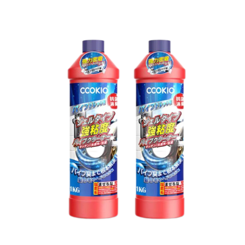酷优客（CCOKIO） 快速疏通 1kg/2瓶 凝胶管道疏通剂 蓝色（单位：组）