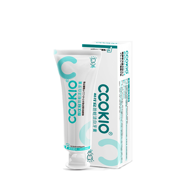 酷优客（CCOKIO） 海洋薄荷 100g/2支 防蛀洁白牙膏 白色（单位：组）