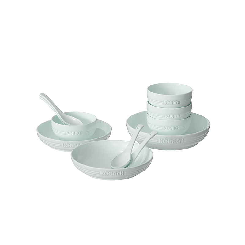 康巴赫 LPB-TC011 11头 青瓷餐具 尼加拉蓝（单位：套）