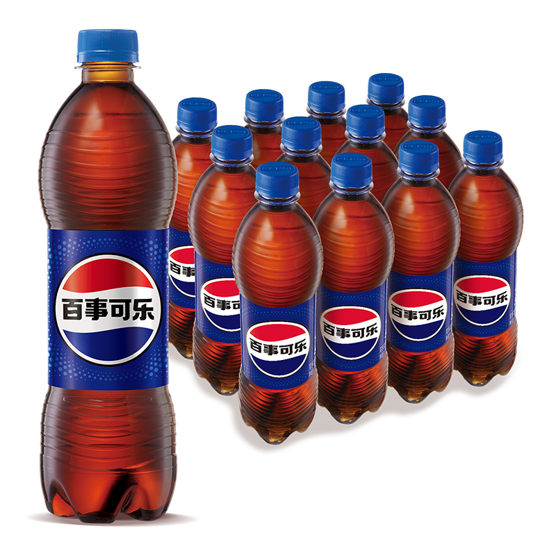 百事可乐 Pepsi 汽水碳酸饮料 500ml*12 清凉解腻 灰蓝色（单位：箱）