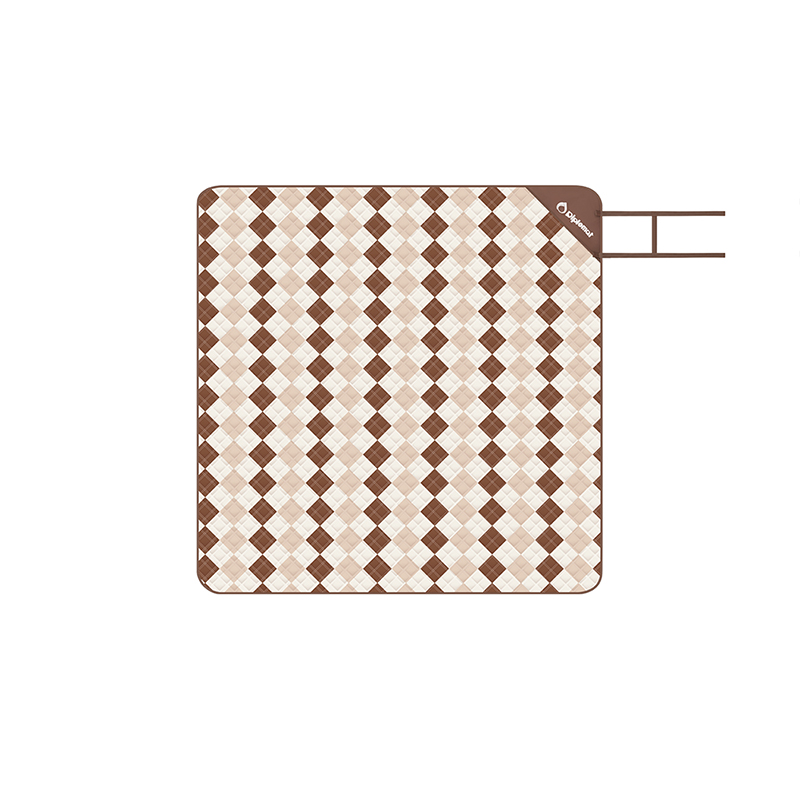 外交官（Diplomat） DFJ-303L 展开200&times;200cm 收纳41&times;17cm 防潮野餐垫 米配咖（单位：个）