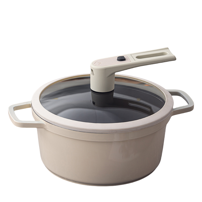 杜邦（DUPONT） PWYGT-840 24CM 妙厨系列铸铝微压锅 米白色（单位：套）