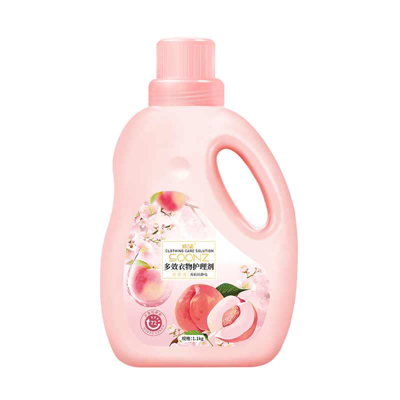 束渍 水蜜桃果香 1.1KG 多效衣物护理剂 粉色（单位：瓶）
