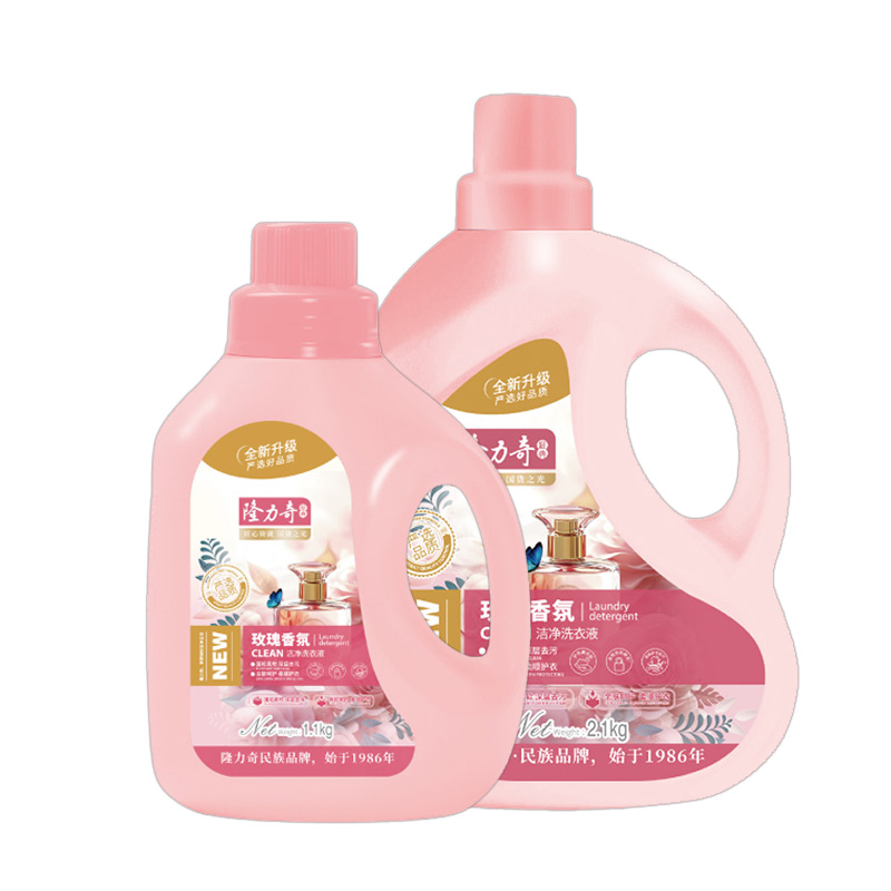 隆力奇 LLQ-8040200089 洗衣液2.1kg*2+1.1kg*2 玫瑰香氛 玫瑰红色（单位：箱）
