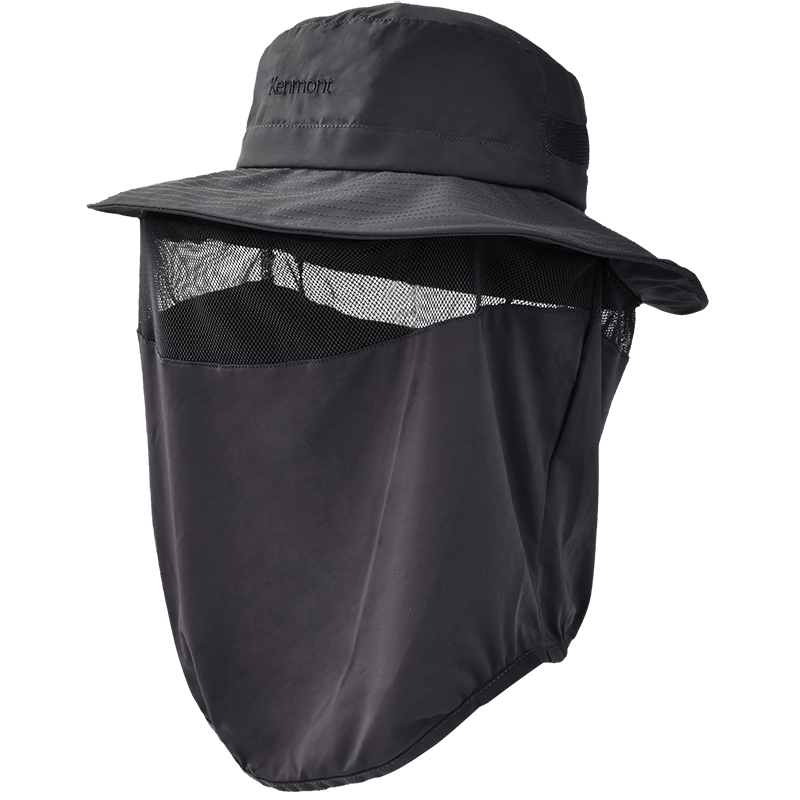 卡蒙（Kenmont） KM-3709 59.5cm（可调节） 轻薄速干透气防晒帽  09深灰色（单位：顶）