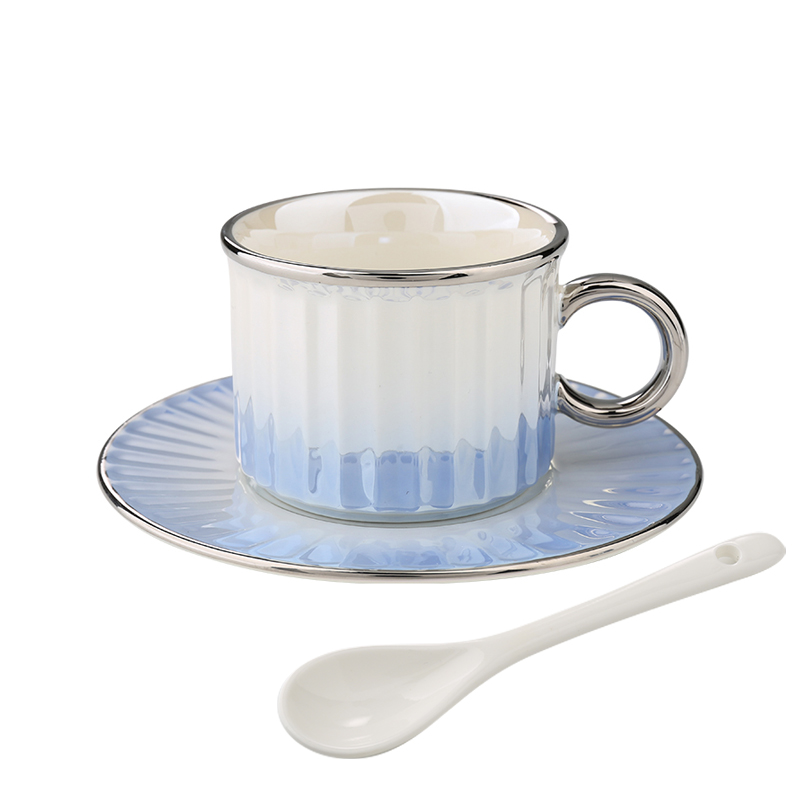 杜邦（DUPONT） PKFBD-031 150ml 轻奢罗马咖啡杯套装 宝石蓝（单位：套）