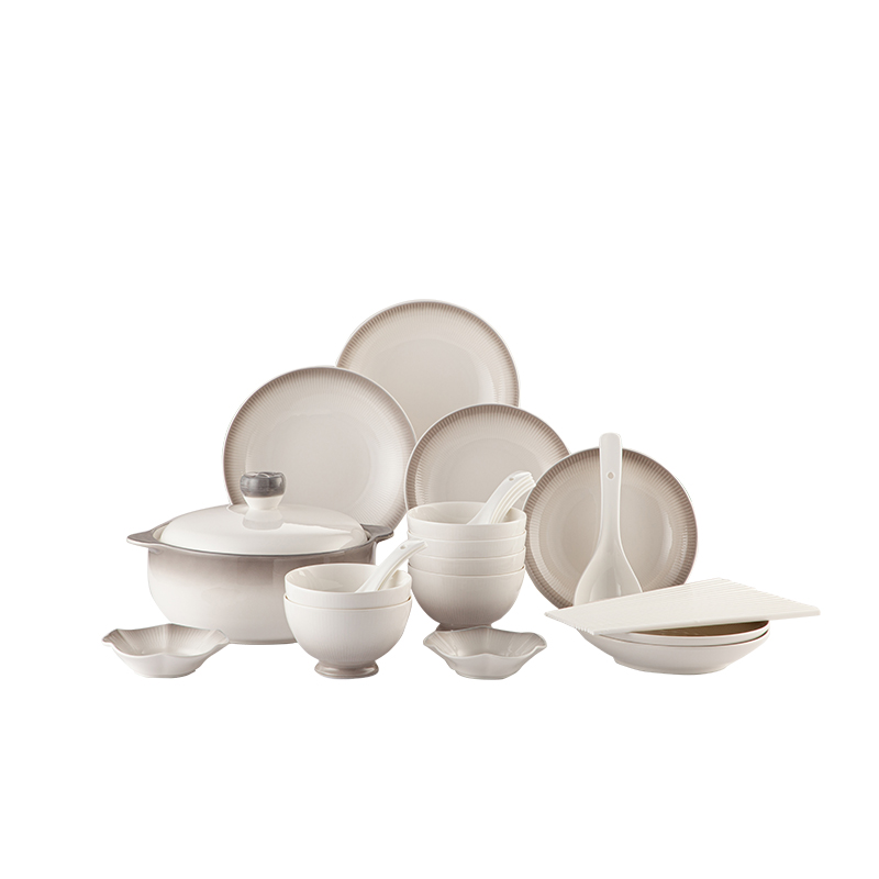 杜邦（DUPONT） PCJ-632 3-6人适用 璀璨星河餐具套装 32头 珍珠灰（单位：套）