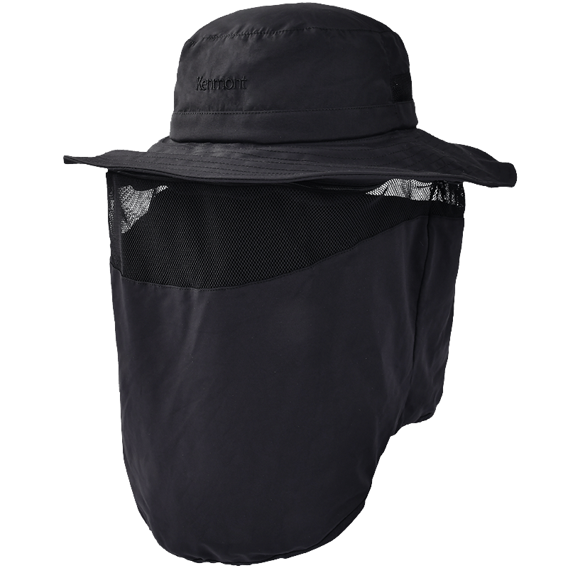卡蒙（Kenmont） KM-3709 59.5cm（可调节） 轻薄速干透气防晒帽 01黑色（单位：顶）