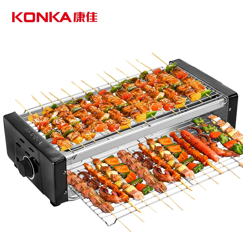康佳（KONKA） KEG-W261C 1500W 电烧烤炉 黑色（单位：台）