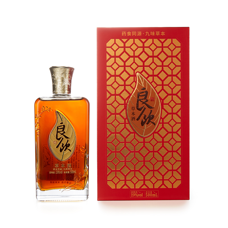 良饮 礼盒装 500毫升/瓶 草本酒低度养生酒 枫叶色（单位：瓶）