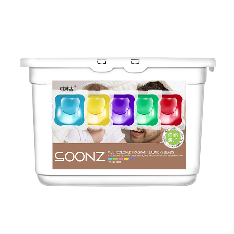 束渍 香水香氛 320g 浓缩五彩留香洗衣凝珠 混色（单位：盒）