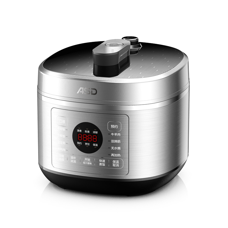 爱仕达（ASD） AP-F50E188 5L 国味系列电饭煲 银色（单位：个）