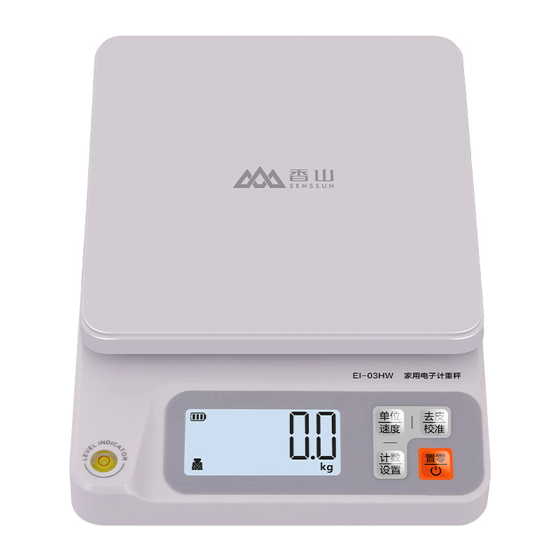 香山 EI-03HW 最大称重：5kg 电子厨房秤 白色（单位：台）