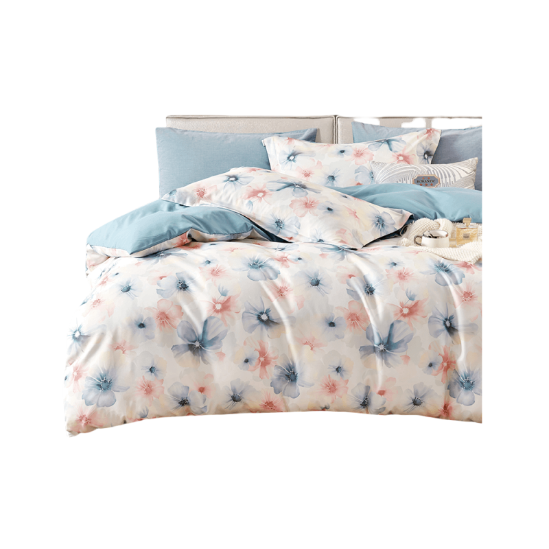 博洋（BEYOND） WT922407002A 被套：200*230cm 床品四件套&mdash;紫苑倾心 印花粉（单位：套）