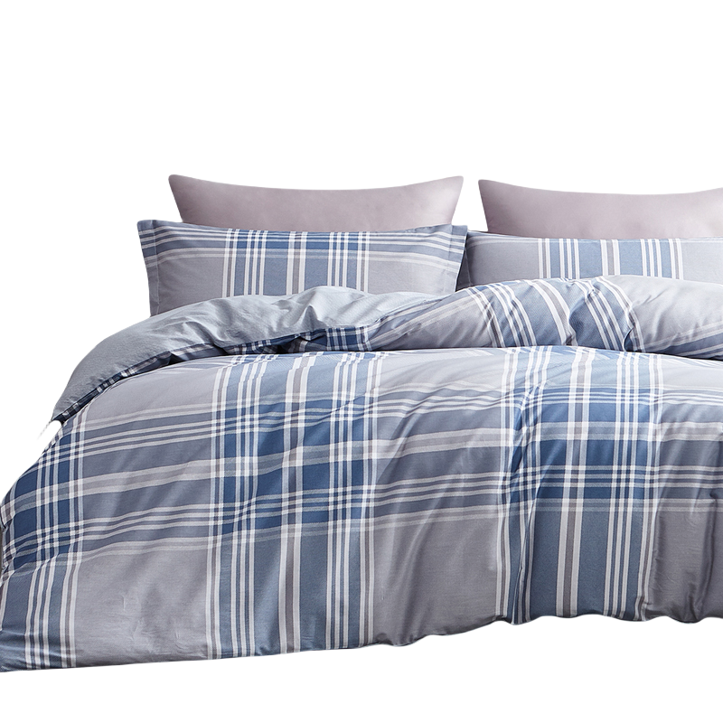 博洋（BEYOND） WT902307041A 被套：200*230cm 精梳棉四件套北海印象 幻影蓝（单位：套）