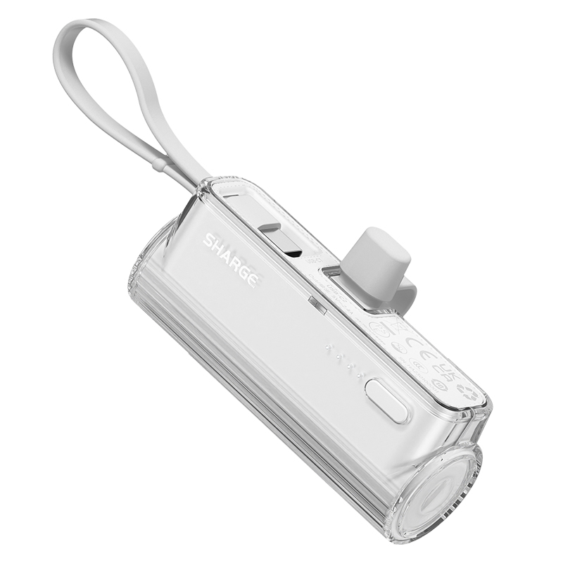 闪极（Sharge） SP012 5000mAh 随行mini移动电源 白色（单位：个）