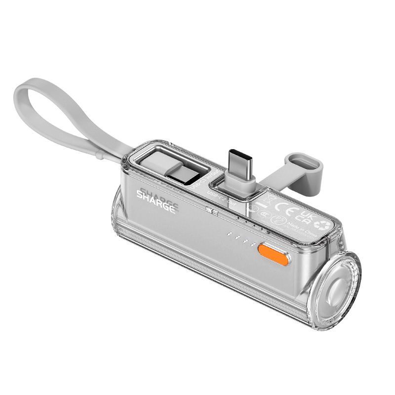 闪极（Sharge） SP012 5000mAh 随行mini移动电源 银色（单位：个）