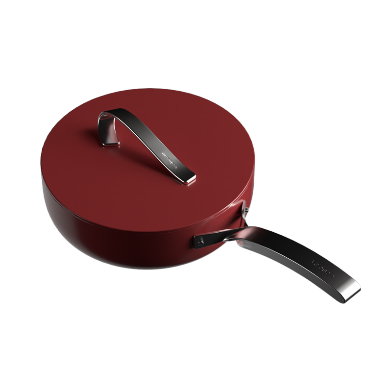 温仑山（VELOSAN） A-VP-1MJG01 26cm 自由丝带系列不粘煎锅 红色（单位：个）