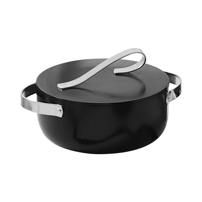 温仑山（VELOSAN） VP-1MTG02-4A24（黑） 24cm 自由丝带系列不粘汤锅  黑色（单位：个）