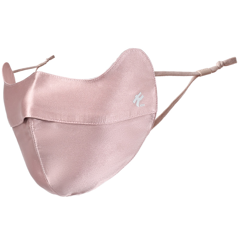 卡蒙（Kenmont） KM-6181 均码 桑蚕丝防晒口罩 140雾粉色（单位：个）