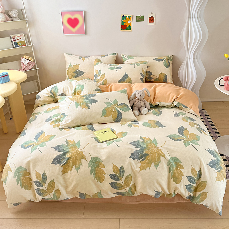 樵纪 木槿 200*230CM 40支全棉四件套 1.5/2.0米床通用款 混色（单位：套）