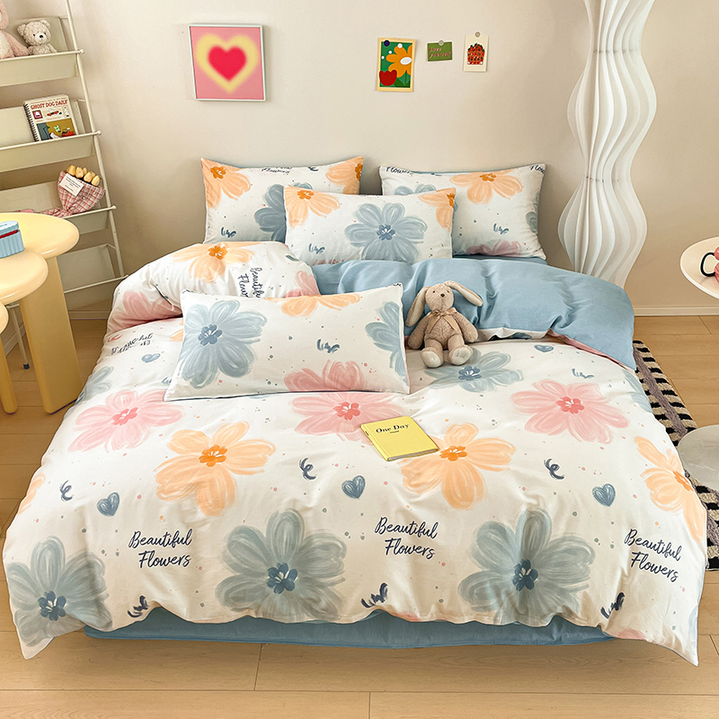 樵纪 慕夏 200*230CM 40支全棉四件套 1.5/2.0米床通用款 混色（单位：套）