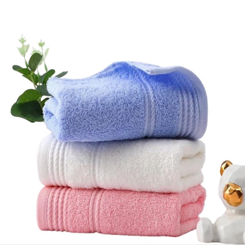 洁丽雅（Grace） A类抗菌新疆长绒棉 72*34cm*3 洗脸面巾 混色（单位：组）