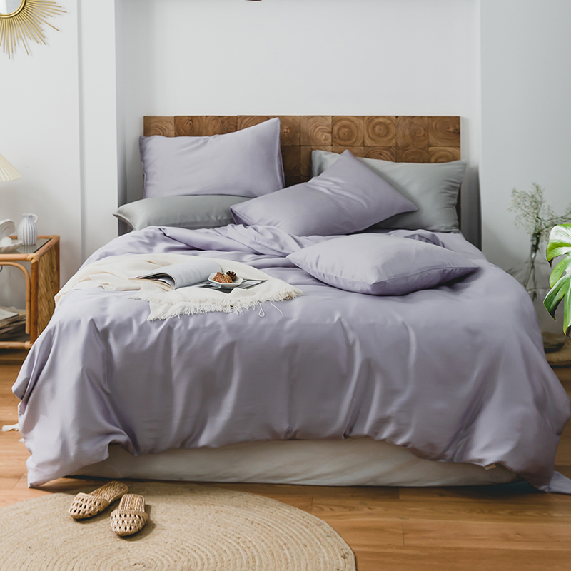 樵纪 魔幻 200*230CM 兰精天丝四件套 1.5/1.8米床通用款 紫色（单位：套）