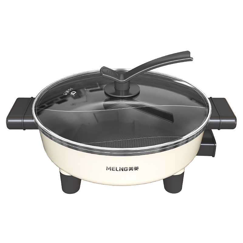 美菱（MeiLing） MT-W5120Y 5L 鸳鸯电火锅  象牙色（单位：台）