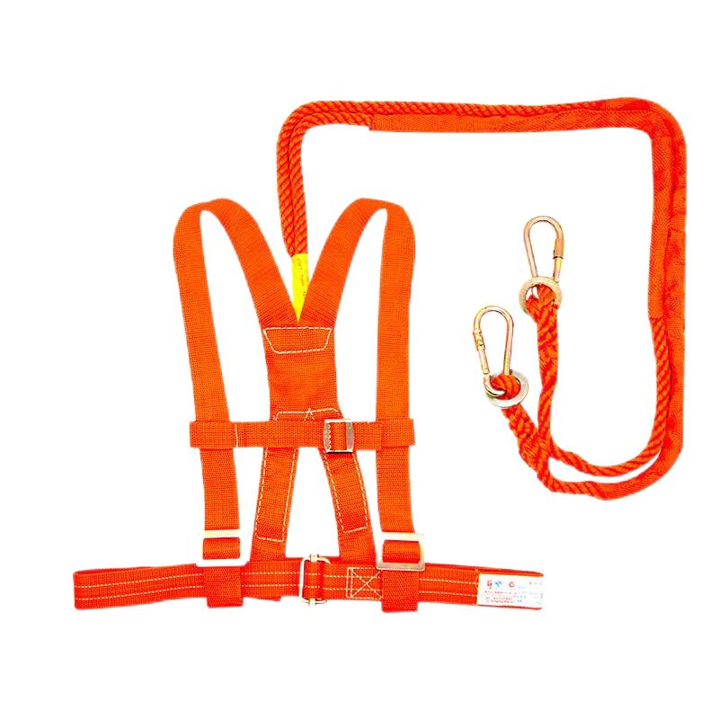 鸣固 2m*150KG 565*320*245 背带式安全带 灰橙色（单位：套）