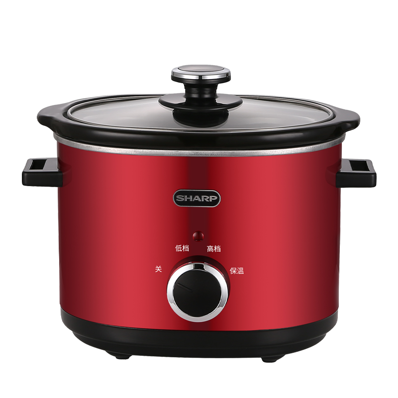 夏普 KX-CN17L-R 1.7L 电炖锅  红色（单位：台）