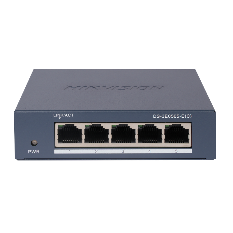 海康威视（HIKVISION） DS-3E0505-E 5口千兆 5口千兆交换机 黑色（单位：台）