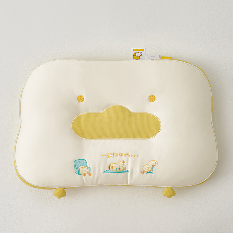 樵纪 一起躺平鸭 48x74cm 生物基蚕丝复合纤维枕 黄色（单位：只）