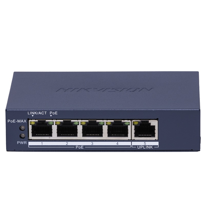 海康威视（HIKVISION） DS-3E0505SP-E 5口poe 5口poe交换机  铁灰色（单位：台）