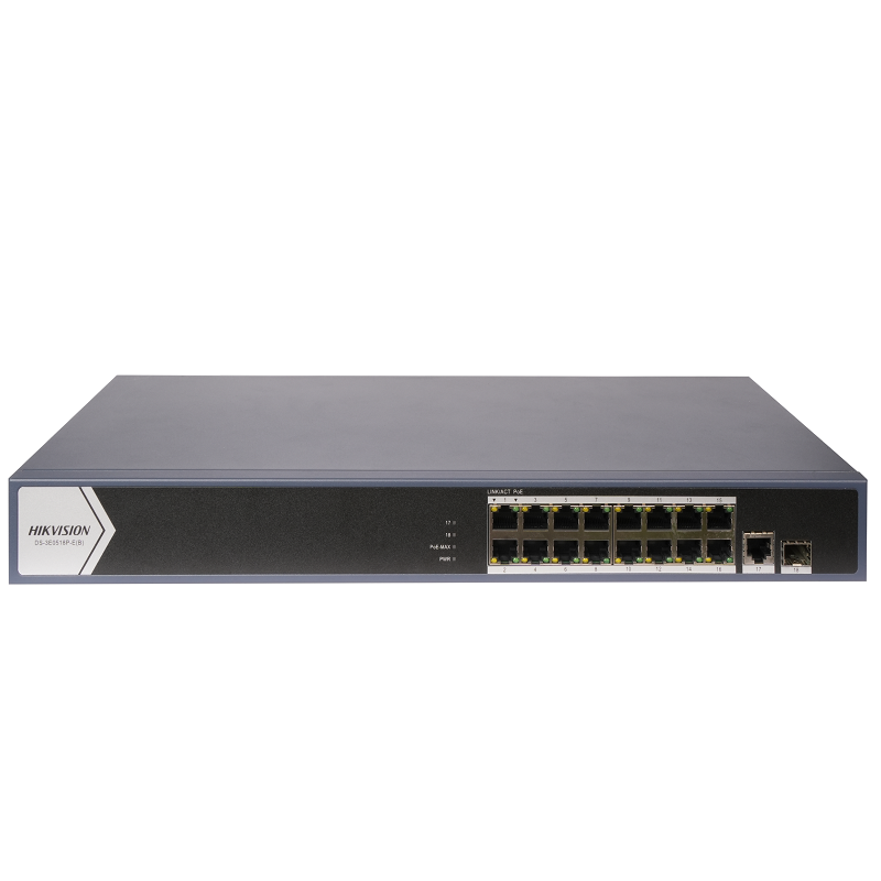 海康威视（HIKVISION） DS-3E0518P-E 18口poe 18口poe交换机  铁灰色（单位：台）