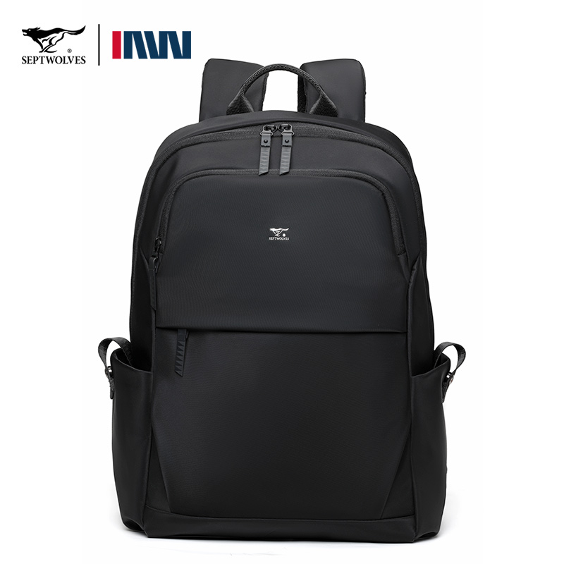七匹狼（SEPTWOLVES） CD021694-1 310x150x450mm 双肩包商务通勤电脑背 黑色（单位：个）