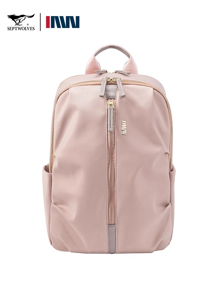 七匹狼（SEPTWOLVES） CA031111-2 390x290x110mm 双肩包出行大容量 粉色（单位：个）