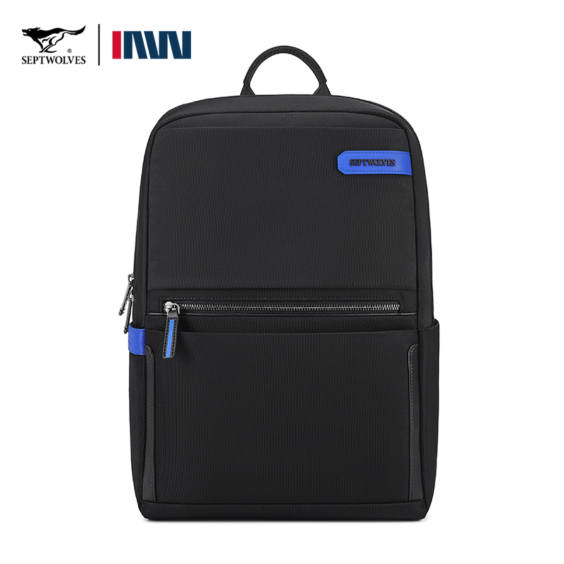 七匹狼（SEPTWOLVES） CA021598-1 310x140x455mm 双肩包大容量电脑包 黑色（单位：个）