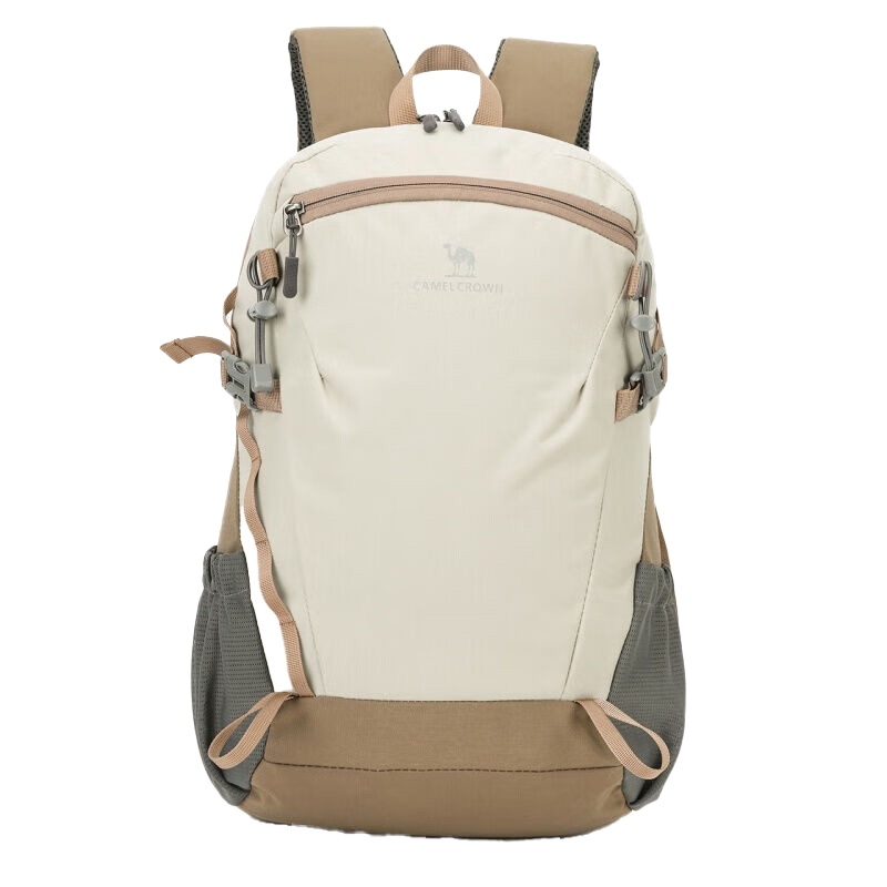 骆驼（CAMEL） 574D373626 18L 容量 户外大容量双肩包 杏色（单位：个）