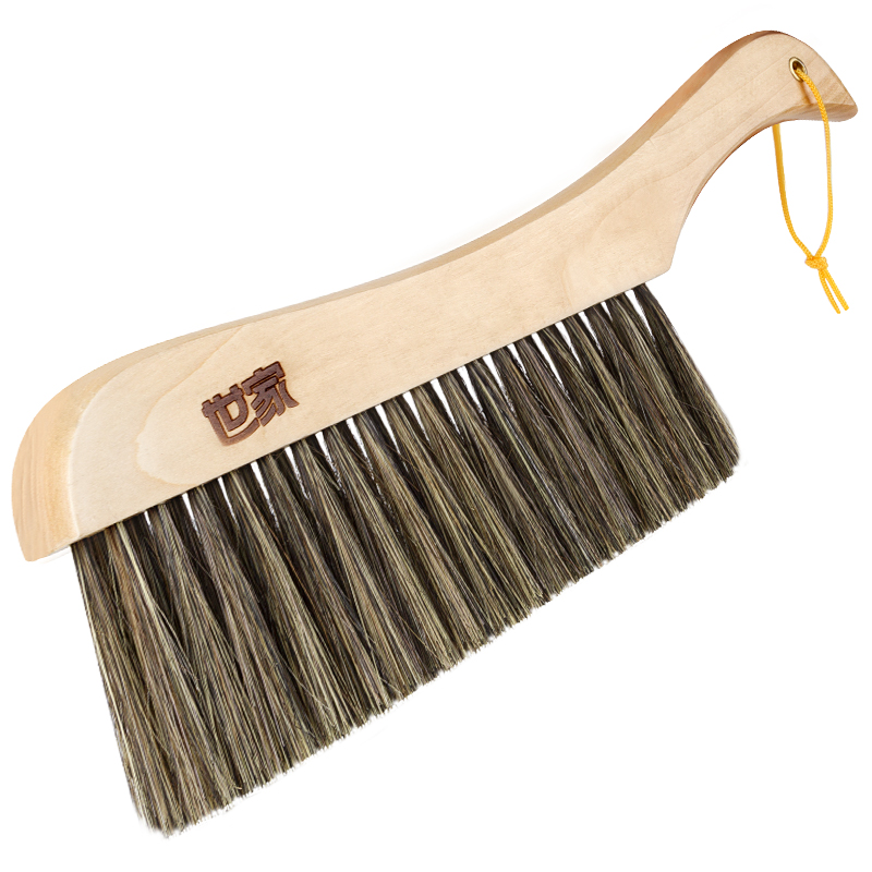 世家 长柄鬃毛扫床刷 22*10*37cm 清洁刷 自然色（单位：把）