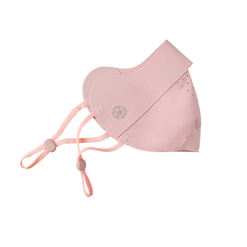 mamoru 儿童-立体无痕 -护眼角 -防晒口罩 粉色（单位：个）