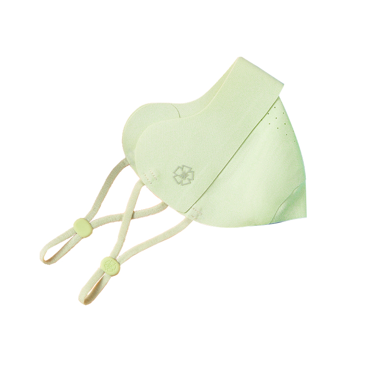 mamoru 儿童-立体无痕 -护眼角 -防晒口罩  浅绿（单位：个）