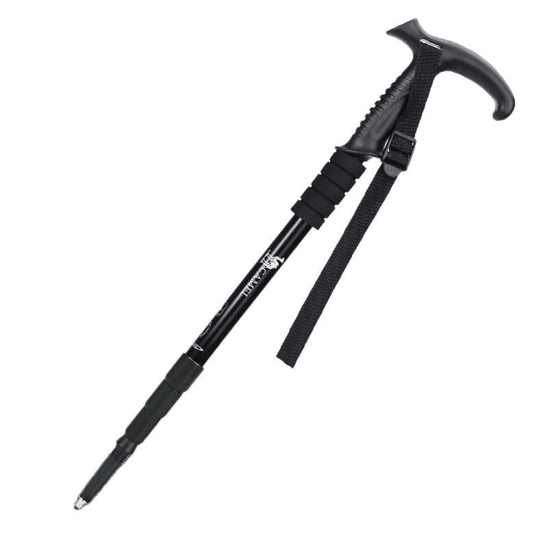 骆驼（CAMEL） 2SA7D42-1 重量约300g 铝合金轻量登山杖 黑色（单位：把）