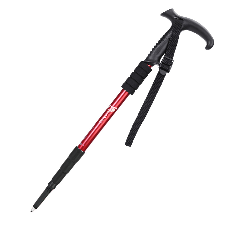 骆驼（CAMEL） 2SA7D42-1 重量约300g 铝合金轻量登山杖 红色（单位：把）