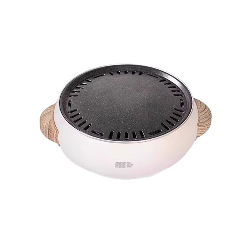 探险者（TAN XIAN ZHE） 围炉煮茶 电碳两用炉+烤网+煎盘 电陶炉围炉煮茶套装 白色（单位：台）