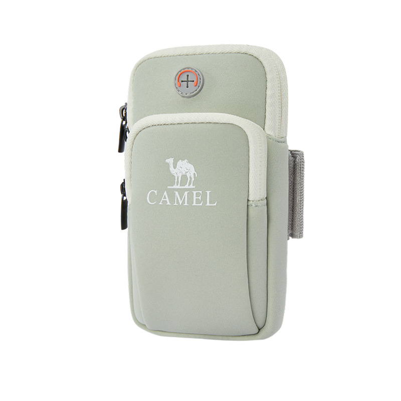 骆驼（CAMEL） 8W3AMT004A 21*5cm 户外男女款运动手臂包 浅绿色（单位：个）