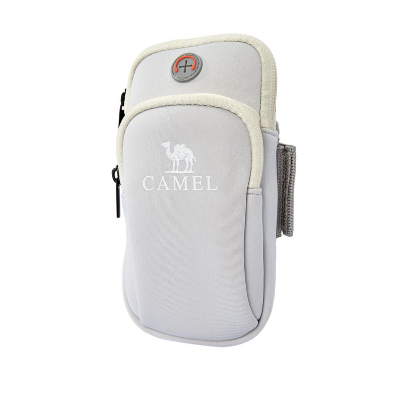 骆驼（CAMEL） 8W3AMT004A 重量约42g 户外男女款运动手臂包 奶白色（单位：个）